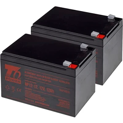 Afbeelding van T6 Power Batterijset voor APC Smart UPS SMT1000IC, VRLA, 12 V