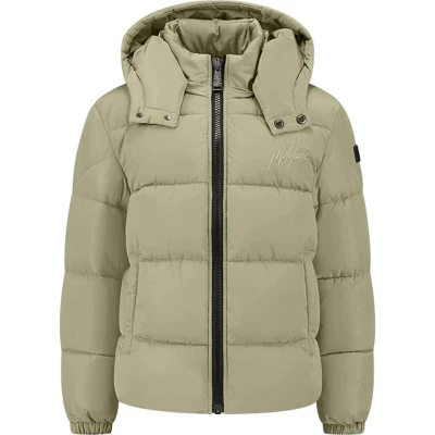 Afbeelding van Malelions Junior Donn Puffer Winterjas Seagrass Maat 152
