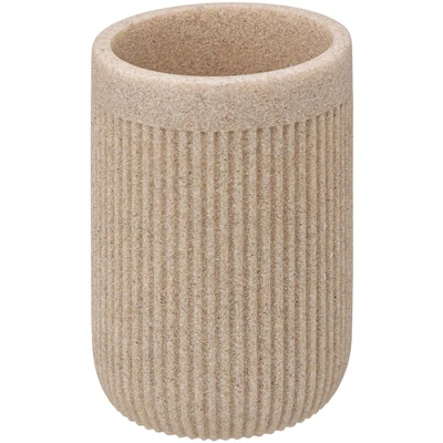 Afbeelding van Tandenborstelbeker zandkleur Five® Tandenborstelhouder