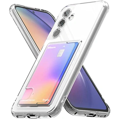 Afbeelding van Ringke Fusion Card Compatibel met Samsung Galaxy A54 5G Case, Transparant Kaarthouder Slanke Schokbestendige Bumper Hoesje Clear