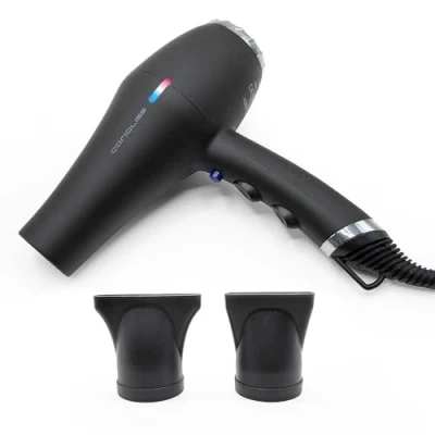 Afbeelding van Corioliss Professional Ionic FLOW Power haardroger Zwart Chroom 2200 W 3 temperatuurstanden en 2 snelheidsstanden