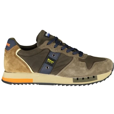 Afbeelding van Scarpe Blauer sneaker Queens in suede/ tessuto military/ brown U24BU06 F3QUEENS01 44