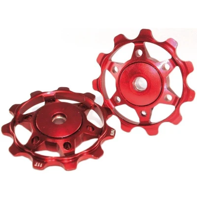 Afbeelding van XLC derailleur wielset alu rood