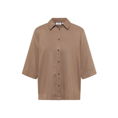Afbeelding van Cecil Overhemdblouse, Dames, Maat: XS, Braun