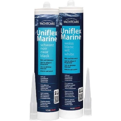 Afbeelding van Yachtcare Uniflex Marine Kit Constructielijm en Afdichtingsmiddel Zwart 310ml