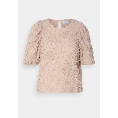 Afbeelding van Lindex RINO Tshirt print, Dames, Maat: 36/38, Light beige