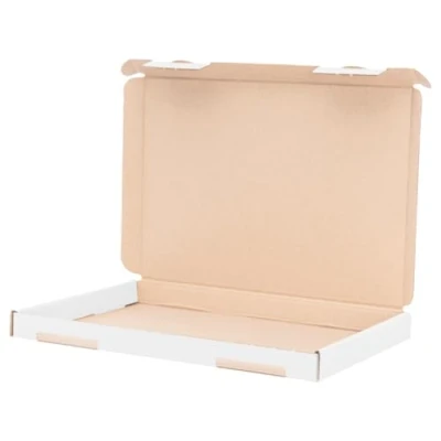 Afbeelding van verpacking Grote brievendozen, 230 x 160 20 mm, GB 1, DIN A5, binnenmaat 220 155 17 DHL GLS, DPD, wit, verzenddozen, boekenzending, brief (200 stuks)