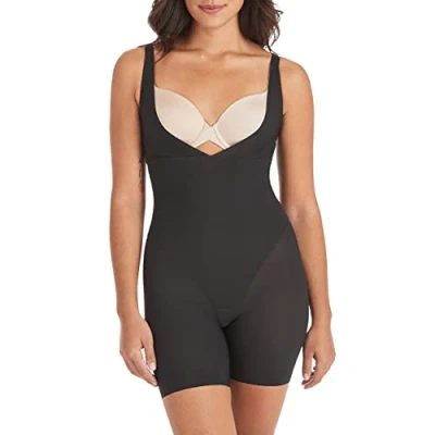 Afbeelding van Maidenform dames Naadloze corrigerende bodyshaper in de kleur Zwart, maat: XXL
