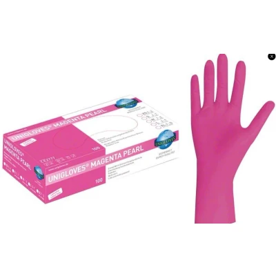 Afbeelding van Magenta Pearl Nitril Gr. M 100 Handschuhe