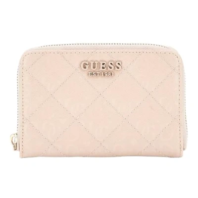 Afbeelding van GUESS Portemonnee Laurel SLG Medium Zip Around Wallet Sand Roze