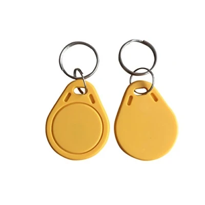 Afbeelding van YARONGTECH MF1 S50 RFID sleutelhanger Tag 13.56MHZ ISO14443A 10pcs (geel)