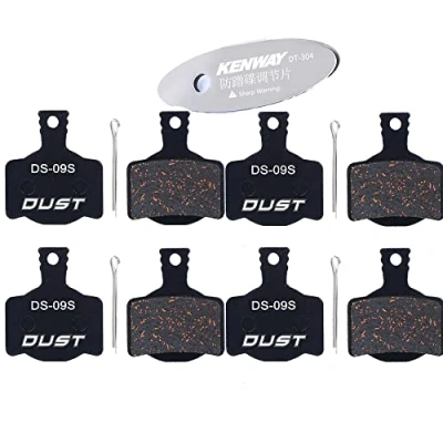 Afbeelding van CYCEARTH 4 paar fietsremblokken voor Magura MT2 MT4 MT6 MT8 (semi metallic)