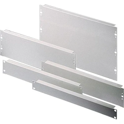 Afbeelding van Rittal dk frontplaat voor kast lessenaar staal poedercoating hxb 266x482 6mm 600mm 7156035