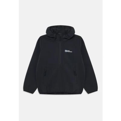 Afbeelding van Jack Wolfskin FOUR Winds Jacket KIDS Unisex Softshelljas voor kinderen, Maat: 152, Black