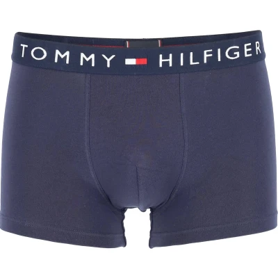 Afbeelding van Tommy Hilfiger Original trunk (1 pack) heren boxer normale lengte blauw Maat: S