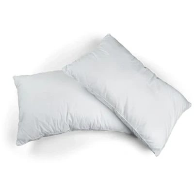 Afbeelding van Promo Linge Set van 2 zachte kussens, microvezel, in hoogte verstelbaar, met vulling polyester, rechthoekig of vierkant kussen (60 x 60 cm)