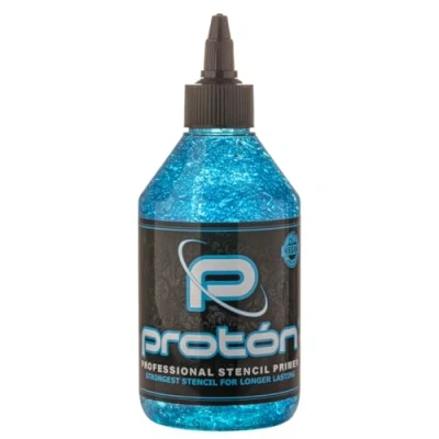 Afbeelding van Proton Professionele stencil primer blauw 250 ml fixeersjablonen voor tatoeages, extra sterk