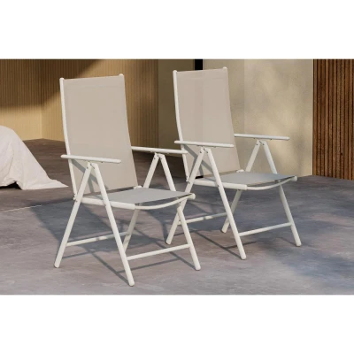 Afbeelding van Svea Anouk tuinstoel beige Metaal