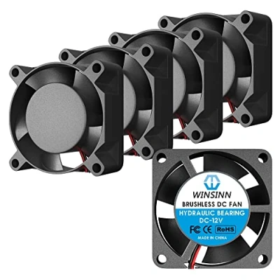 Afbeelding van WINSINN 25mm Fan 12V Hydraulische Lager Borstelloze 2510 25x10mm voor DIY Mini Koeling PCB/Notebook/Grafische kaart Hoge snelheid (Pack van 5 stuks)