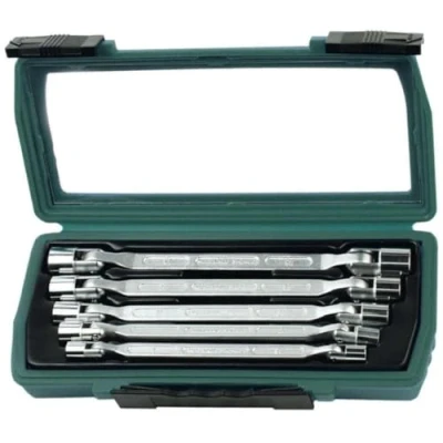 Afbeelding van Dubbele kniesleutelset 5 delig 19821