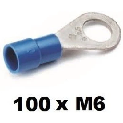 Afbeelding van CIMCO Ringkabelschoen 1,5 2,5mm² M6, blauw (100st.)