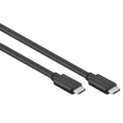 Afbeelding van USB C naar kabel USB3.0 tot 20V/3A / zwart 0,20 meter