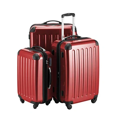 Afbeelding van Hauptstadtkoffer Alex harde schalen voor handbagage, rood, kofferset, kofferset