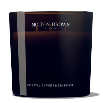 Afbeelding van Molton Brown Geurkaars Home Fragrance Coastal Cypress &amp; Sea Fennel Luxury 3 Wick Scented Candle 600gr