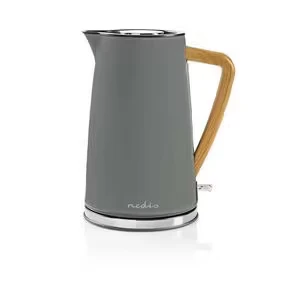 Afbeelding van Waterkoker Nedis (1.7 L, Droogkookbeveiliging, Soft touch, Grijs)