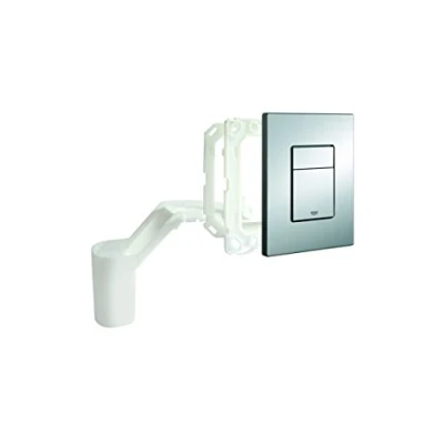 Afbeelding van Grohe skate cosmopolitan bedieningsplaat mechanisch verticaal horizontaal tweeknops 197 x 156 12mm kunststof chroom 38805000