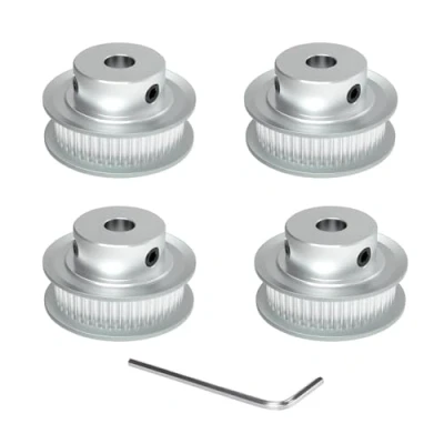 Afbeelding van Super Print GT2 Pulley Katrol 40 Teeth Tanden 5mm Bore Width 6mm Timing Belt Aluminum 40T Wheel for 3D Printer,CNC (4pcs)