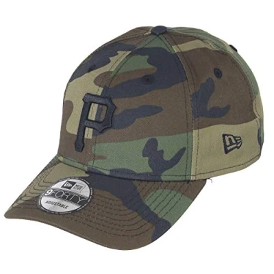 Afbeelding van New Era Pittsburgh Pirates 9forty Adjustable Snapback Cap Mlb Essential Camo Camouflage/Black One Size