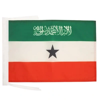 Afbeelding van Somaliland Vlag 45x30 cm koorden KLEINE vlaggen 30 x 45 Banier 18x12 in Hoge kwaliteit AZ FLAG