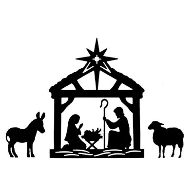 Afbeelding van Ideen mit Herz Stanssjablonen kerststal 3 stuks
