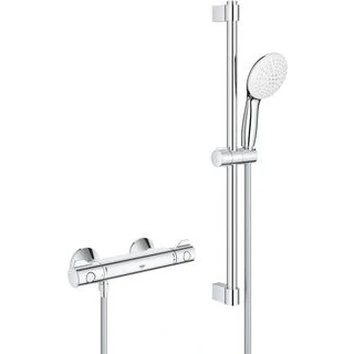 Afbeelding van GROHE Grohtherm 800 douchesysteem met glijstang 60 cm en S koppelingen