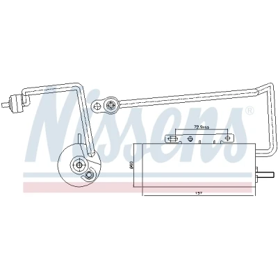 Afbeelding van Nissens Airco droger/filter 95410