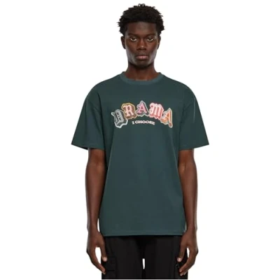 Afbeelding van Upscale by Mister Tee Drama I Choose Heavy Tshirt print, Heren, Maat: Large, Bottlegreen