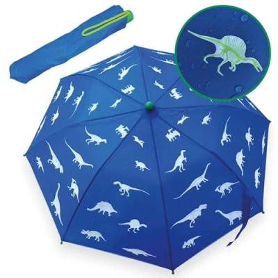 Afbeelding van kleurverandering paraplu kinderen jongens en meisjes vele motieven bij regen zakparaplu past in elke schooltas stormbestendig cadeaus voor de eerste schooldag met