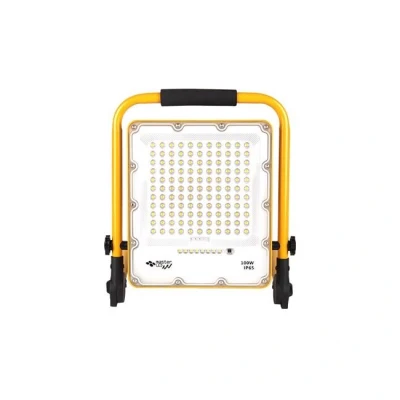 Afbeelding van 100W LED schijnwerper Oplaadbaar 17000 Lumen IP65 Neutraal wit