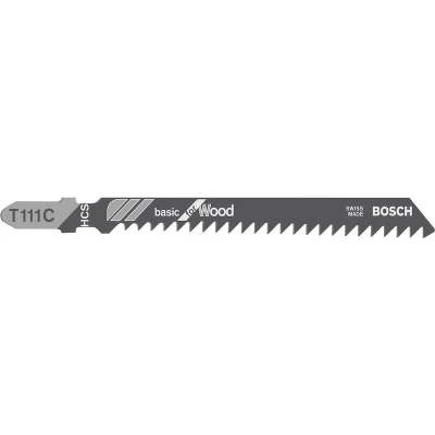 Afbeelding van Bosch Accessoires Decoupeerzaagblad T 111 C Basic for Wood 3st 2608630808