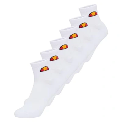 Afbeelding van Ellesse Rilla Socks Unisex 6 PACK Sokken, Heren, Maat: 37 42.5, White