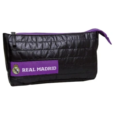 Afbeelding van Real Madrid CF Pennenetui met ritssluiting, officieel gelicentieerd product (CyP Brands), Meerkleurig, 28 cm, koffer