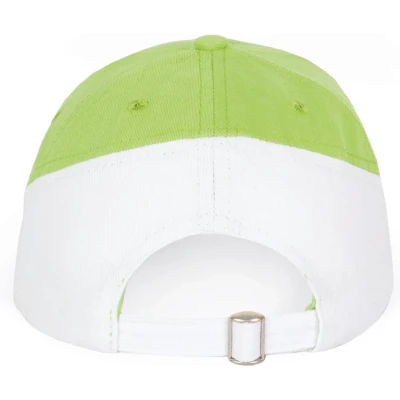 Afbeelding van K up Racing Tweekleurige pet 6 Panelen KP045 Lime / White