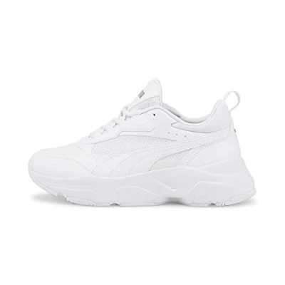 Afbeelding van Puma Cassia Sneaker voor dames, Wit Team Goud, 35.5 EU