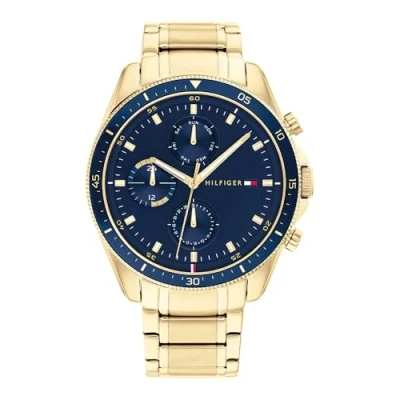 Afbeelding van Tommy Hilfiger TH1791834 Parker horloge herenhorloge Goudkleur