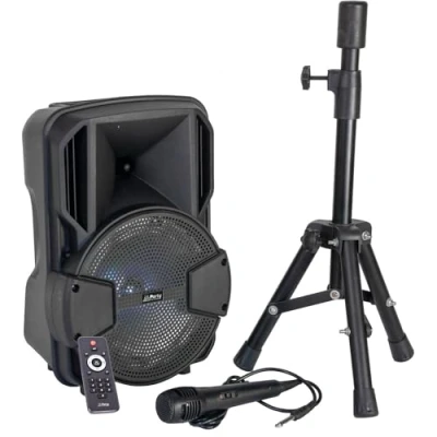 Afbeelding van Party Light &amp; Sound MOBILE8 SET Bluetooth Luidspreker + gratis statief
