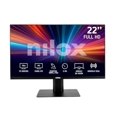 Afbeelding van MONITOR Nilox 21.5 5MS, VGA y HDMI 21.5&quot;