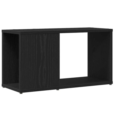 Afbeelding van vidaXL Tv meubel 60x24x32 cm spaanplaat zwart eikenkleurig