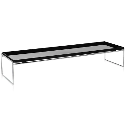 Afbeelding van Kartell Trays Salontafel Zwart 140x40