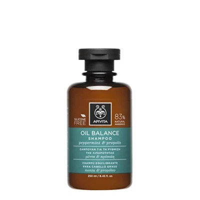 Afbeelding van Apivita Balancing Shampoo for Very Oily Hair With Peppermint And Propolis 250ml